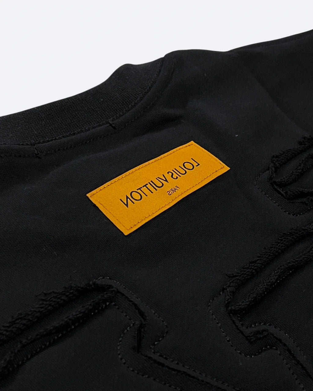 LVTN - Monogram Applique Sweatshirt - Black
