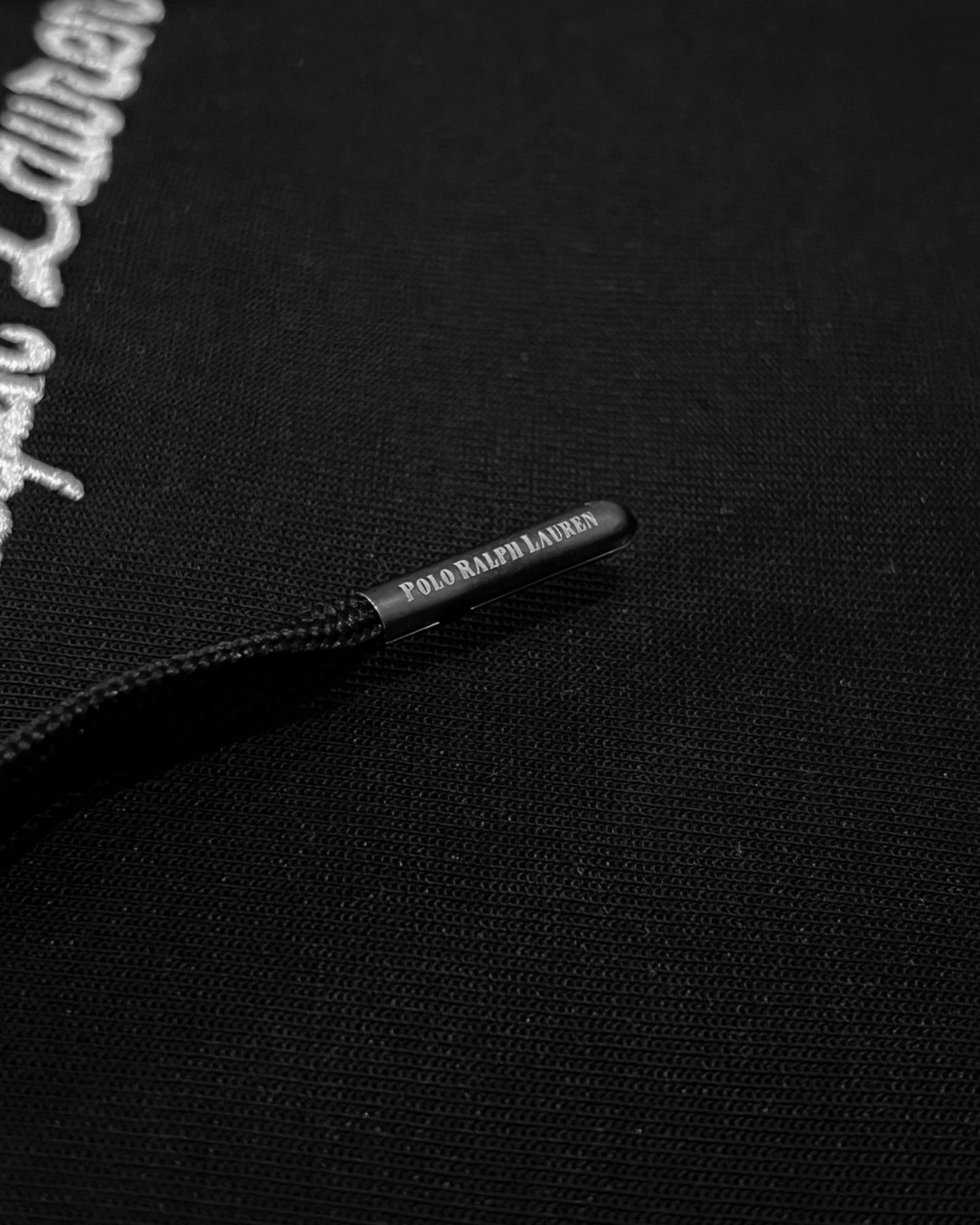 Ralph Lauren - Signature Logo Embroidery Hoodie - Black