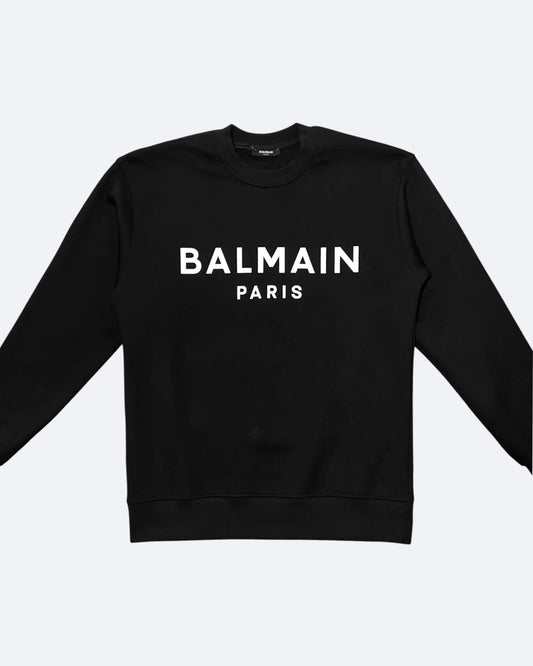 Balmain - Classic Logo Sweatshirt - Black