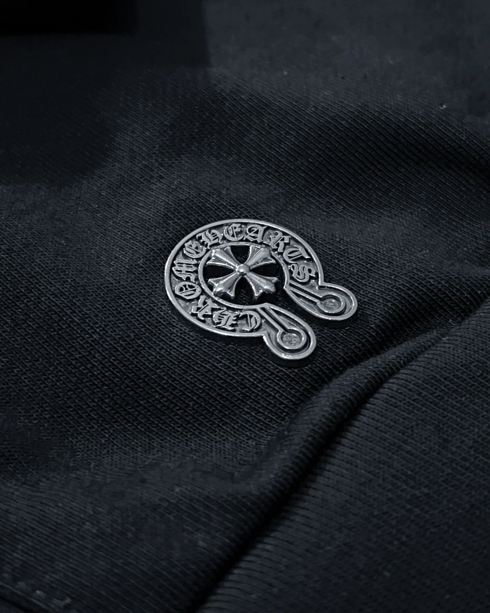 Chrome Hearts - Traced Logo Red Hoodie - Black