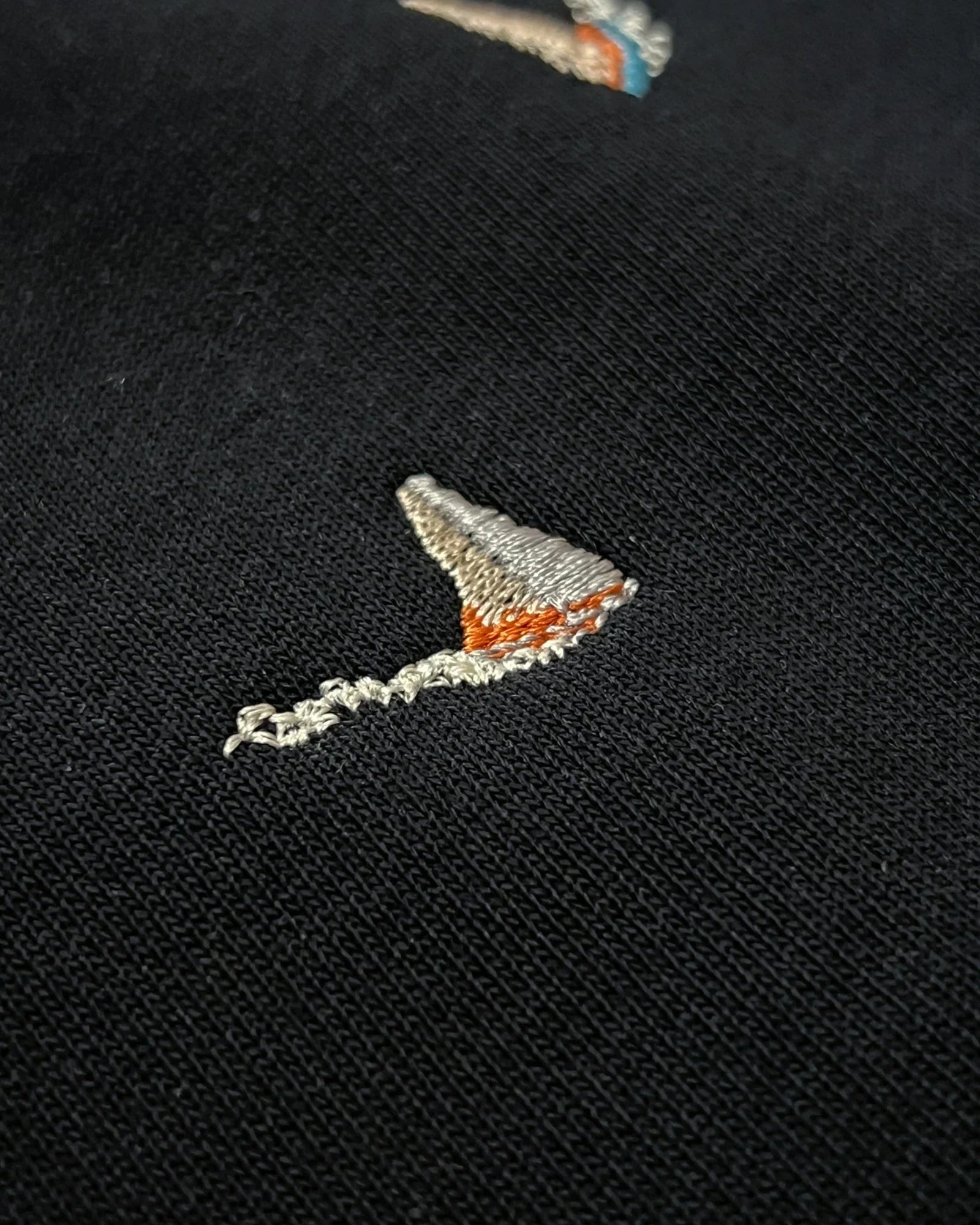 LVTN - Monogram Boats Embroidery Hoodie - Black
