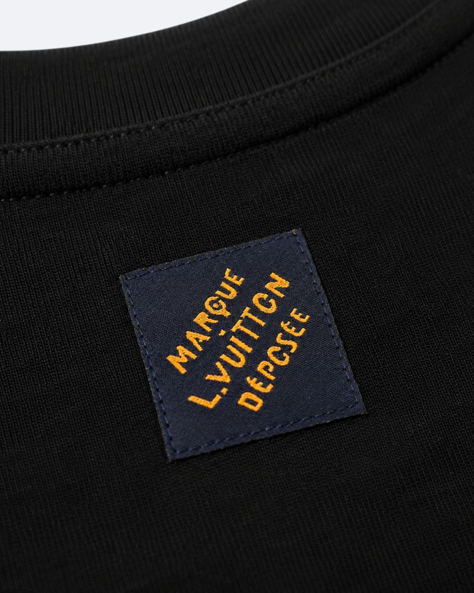 LVTN - Signature Logo Embroidery T-Shirt - Black