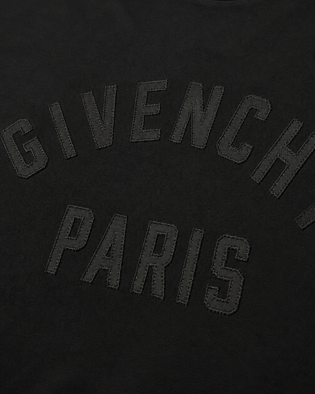 Givenchy - College Logotype Applique T-Shirt - Black