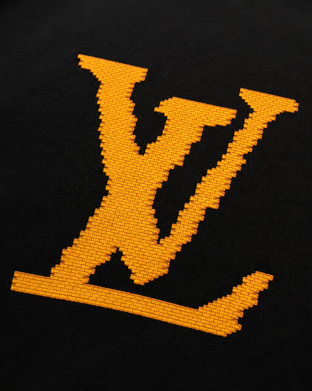 LVTN - Yellow Bricks Monogram T-Shirt - Black