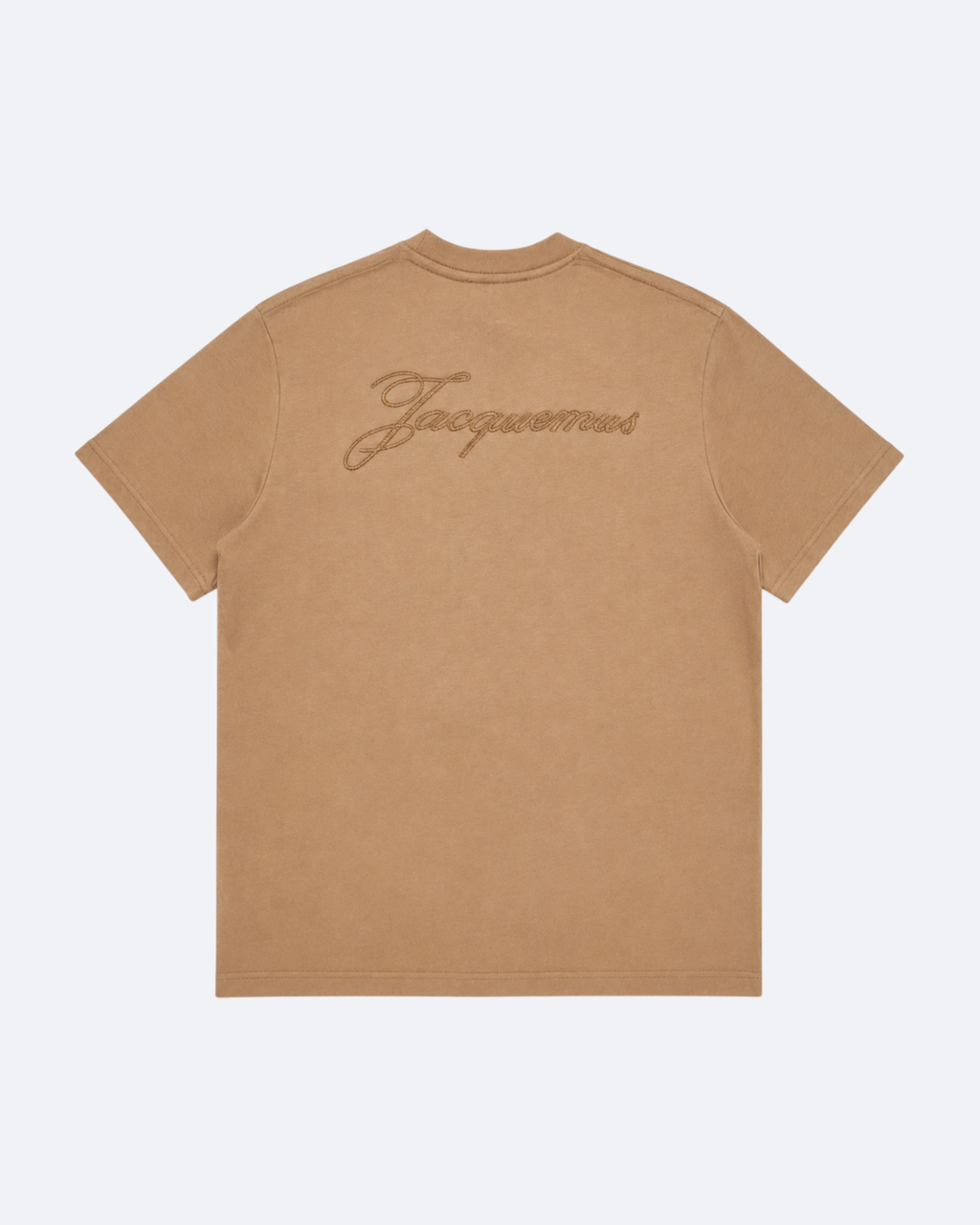 Jacquemus - Script Embroidery T-Shirt - Beige