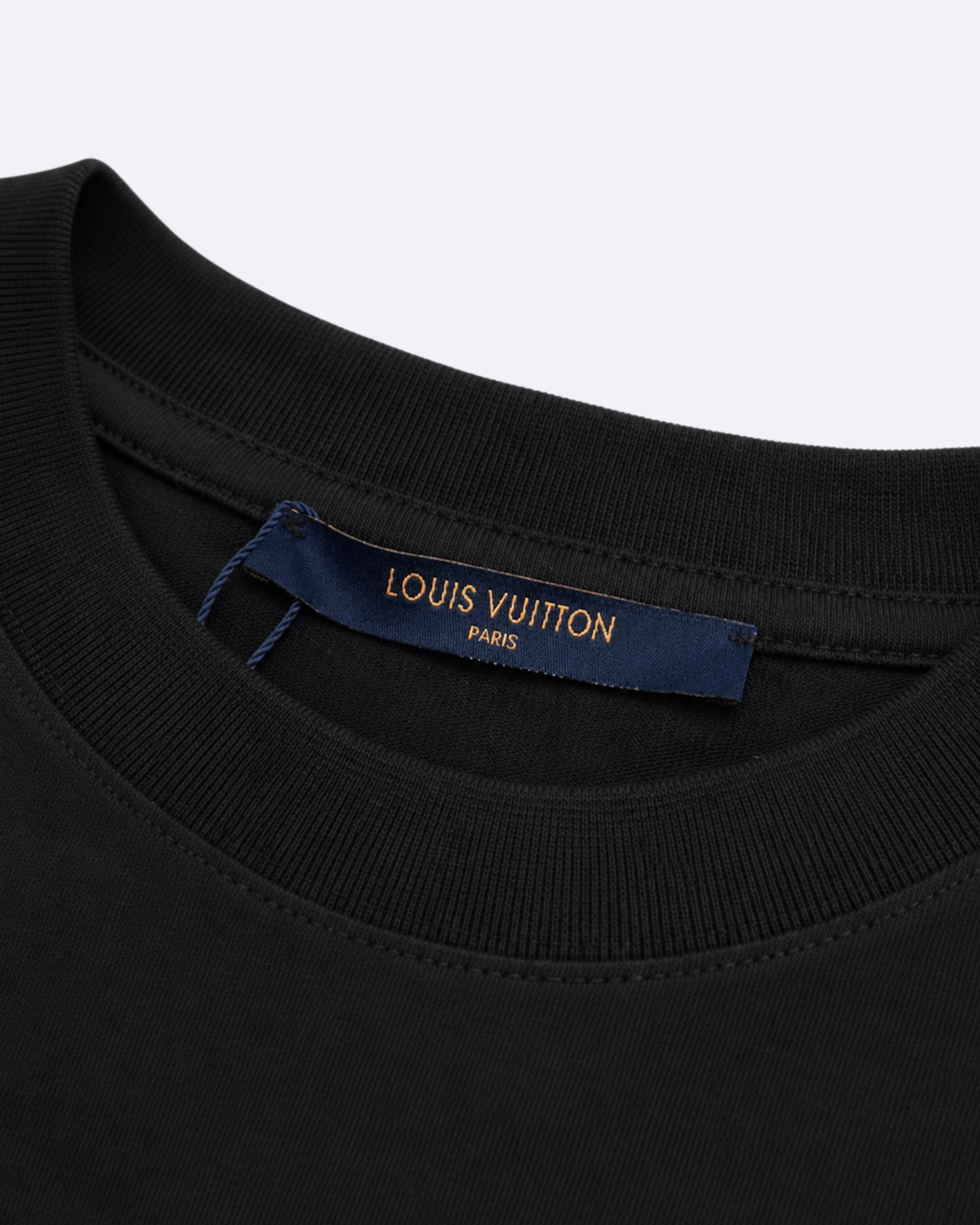 LVTN - Monogram Embroidery T-Shirt - Black