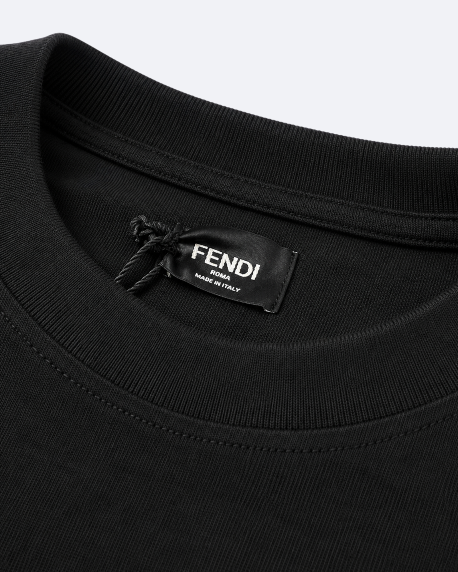 Fendi - Cursed Eyes Print T-Shirt - Black