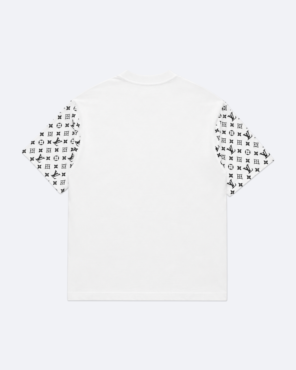LVTN - Star Pattern Sleeve T-Shirt - White