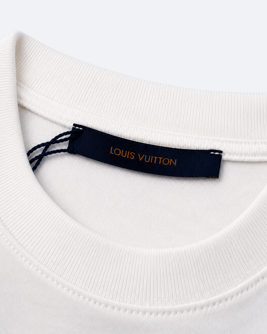 LVTN - Star Pattern Sleeve T-Shirt - White