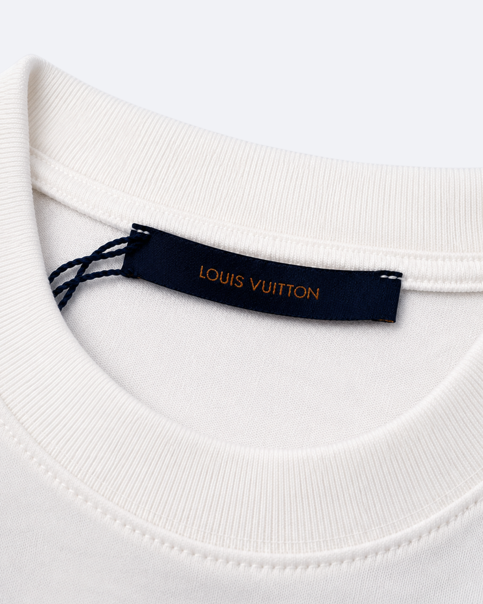 LVTN - Star Pattern Sleeve T-Shirt - White