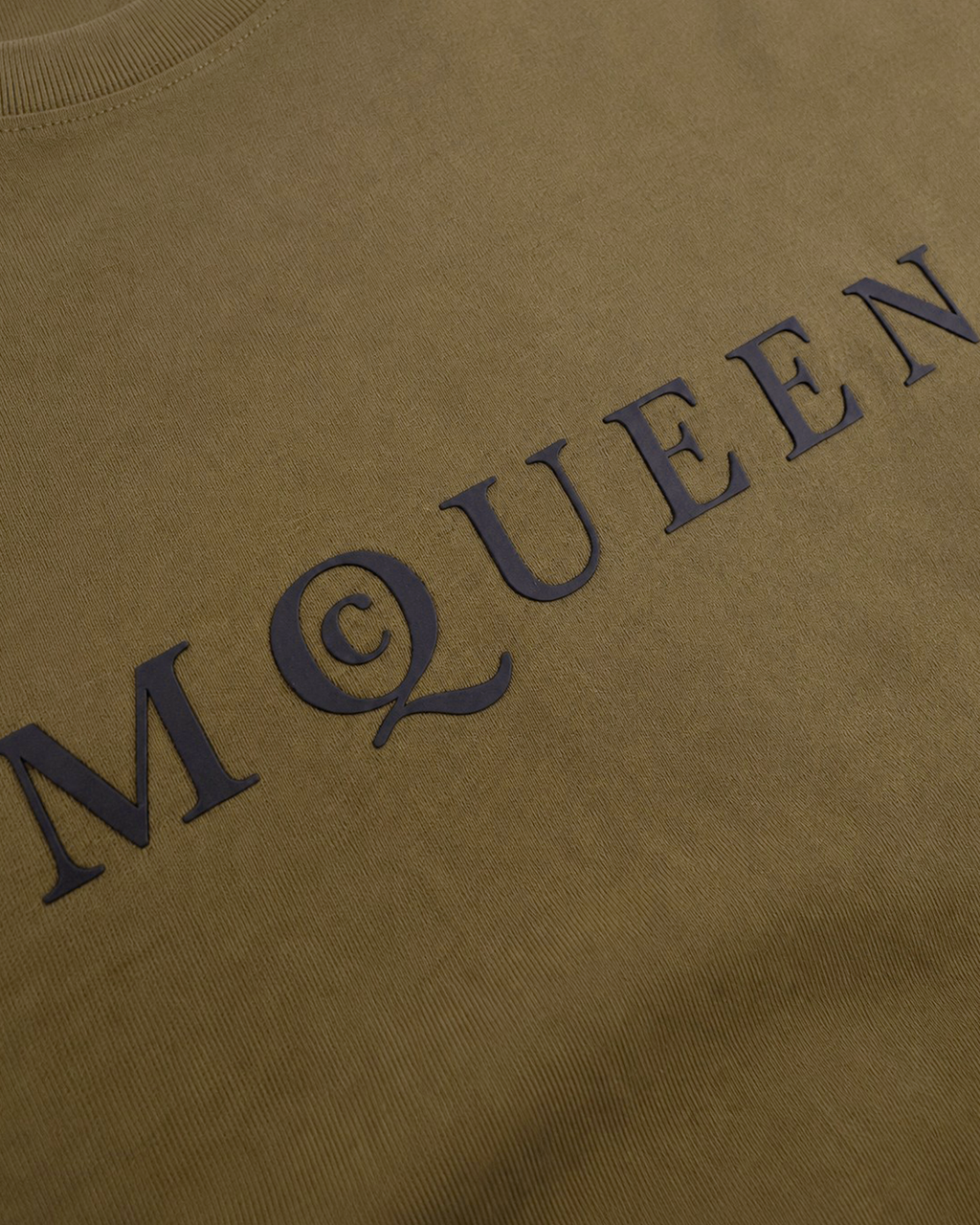 Alexander McQueen - Classic Rubber Logo T-Shirt - Green