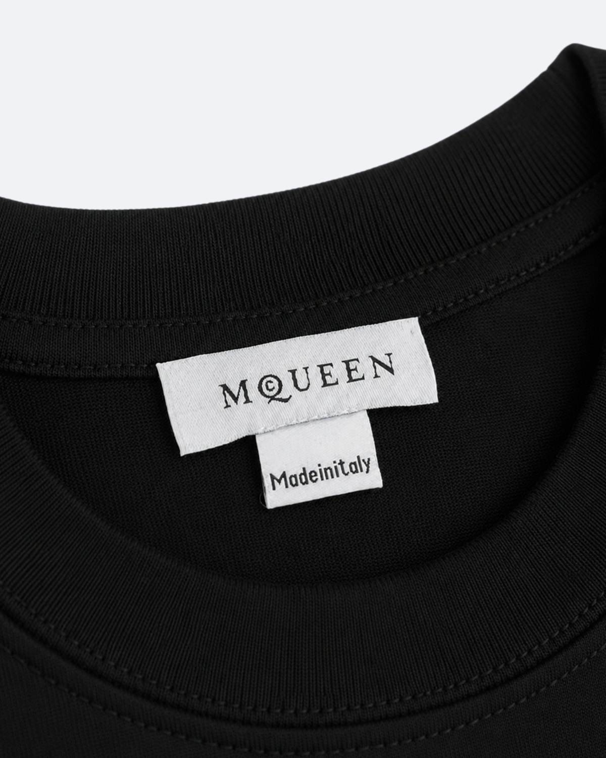 Alexander McQueen - Classic Rubber Logo T-Shirt - Black