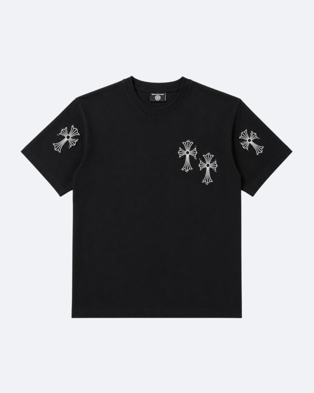 Chrome Hearts - White Cross T-Shirt - Black