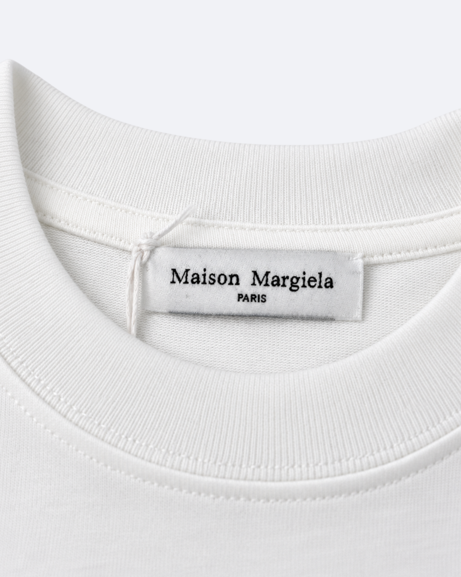 Maison Margiela - Reversed Logo Embroidery T-Shirt - White