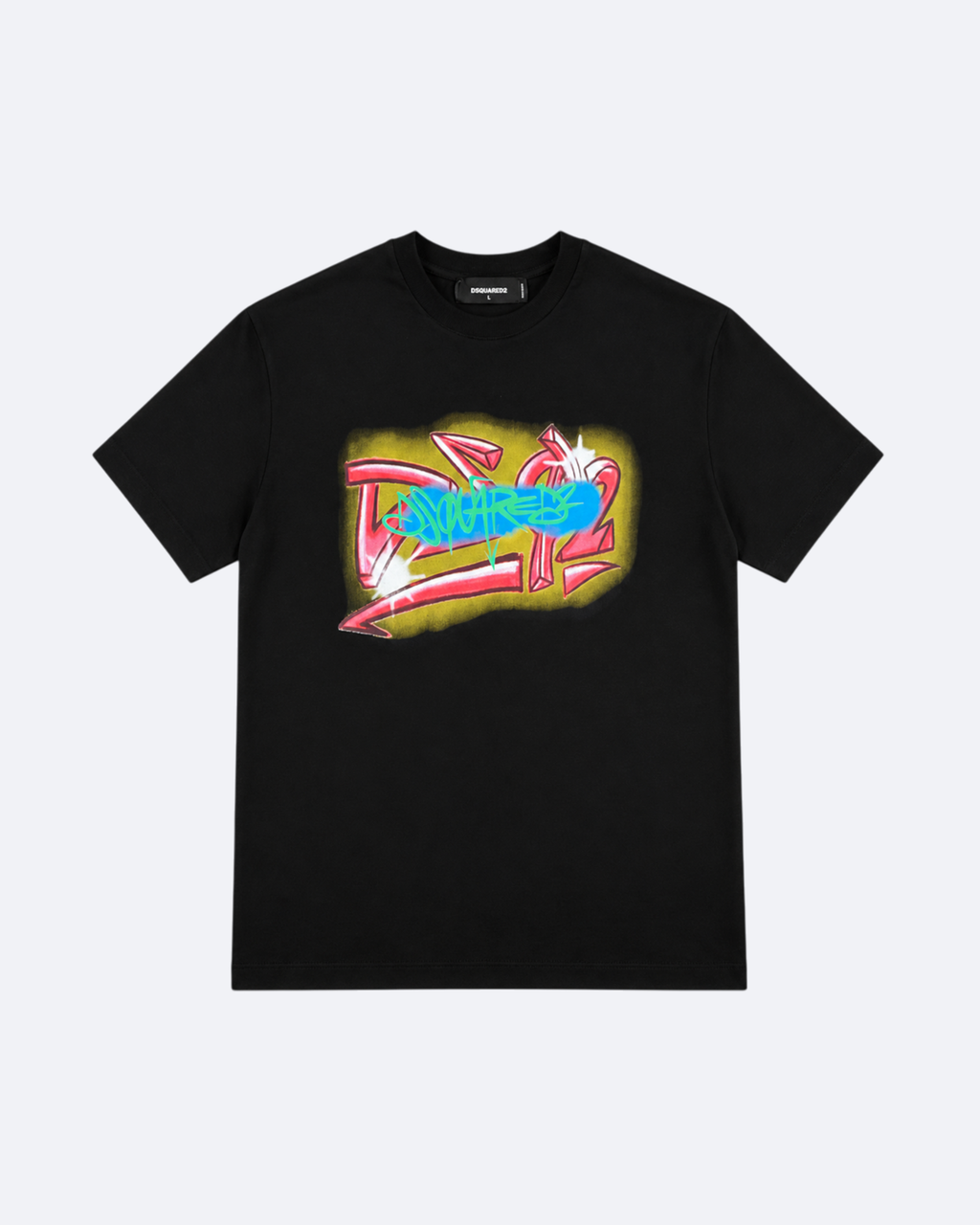 Dsquared2 - Graffiti Graphic T-Shirt - Black