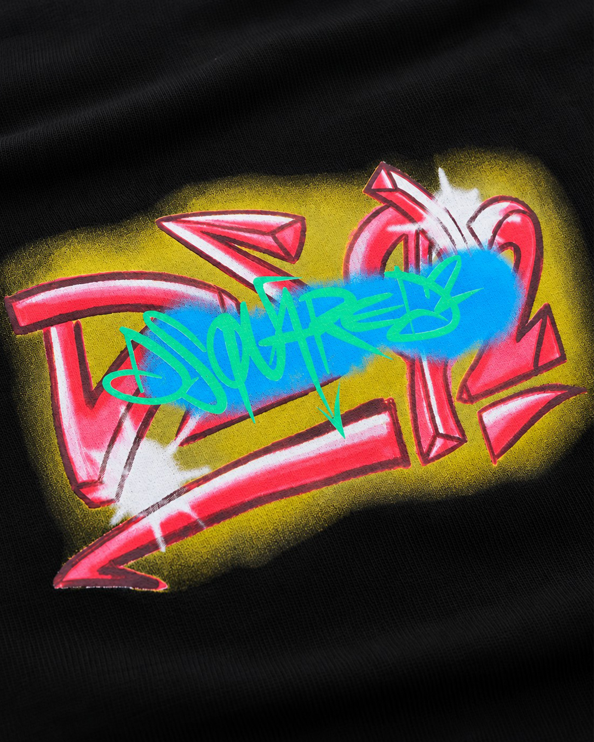 Dsquared2 - Graffiti Graphic T-Shirt - Black