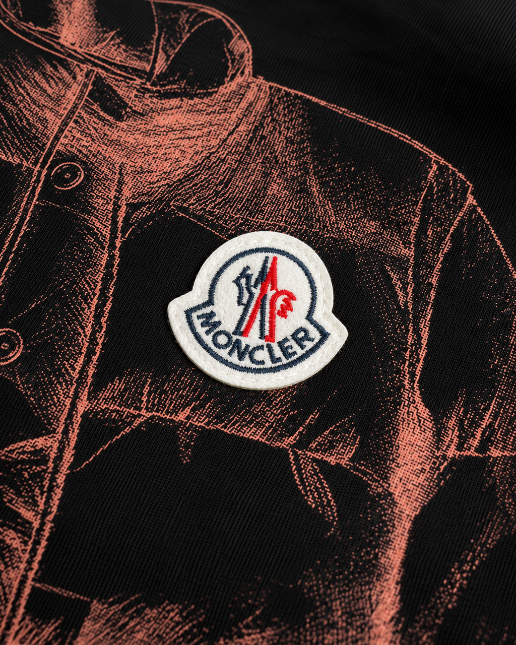 Moncler - Jacket Sketch T-Shirt - Black