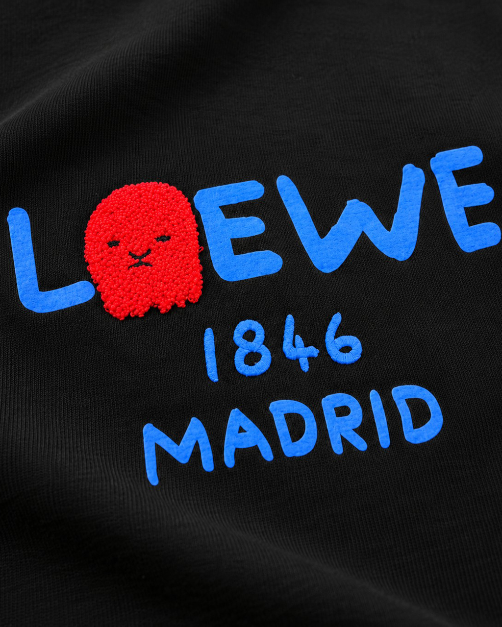Loewe - Lion Head Logo T-Shirt - Black