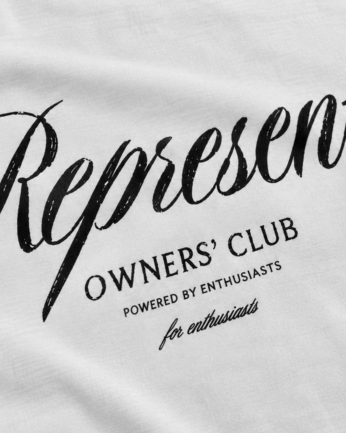 Represent - Script Logo T-Shirt - White