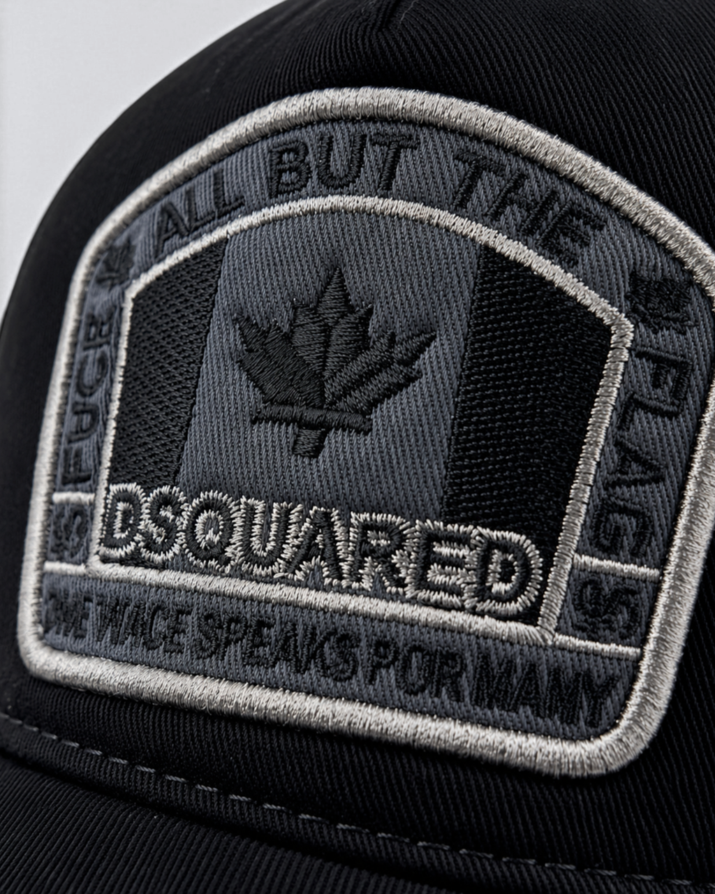 Dsquared2 - Black Leaf Patch Cap - Black