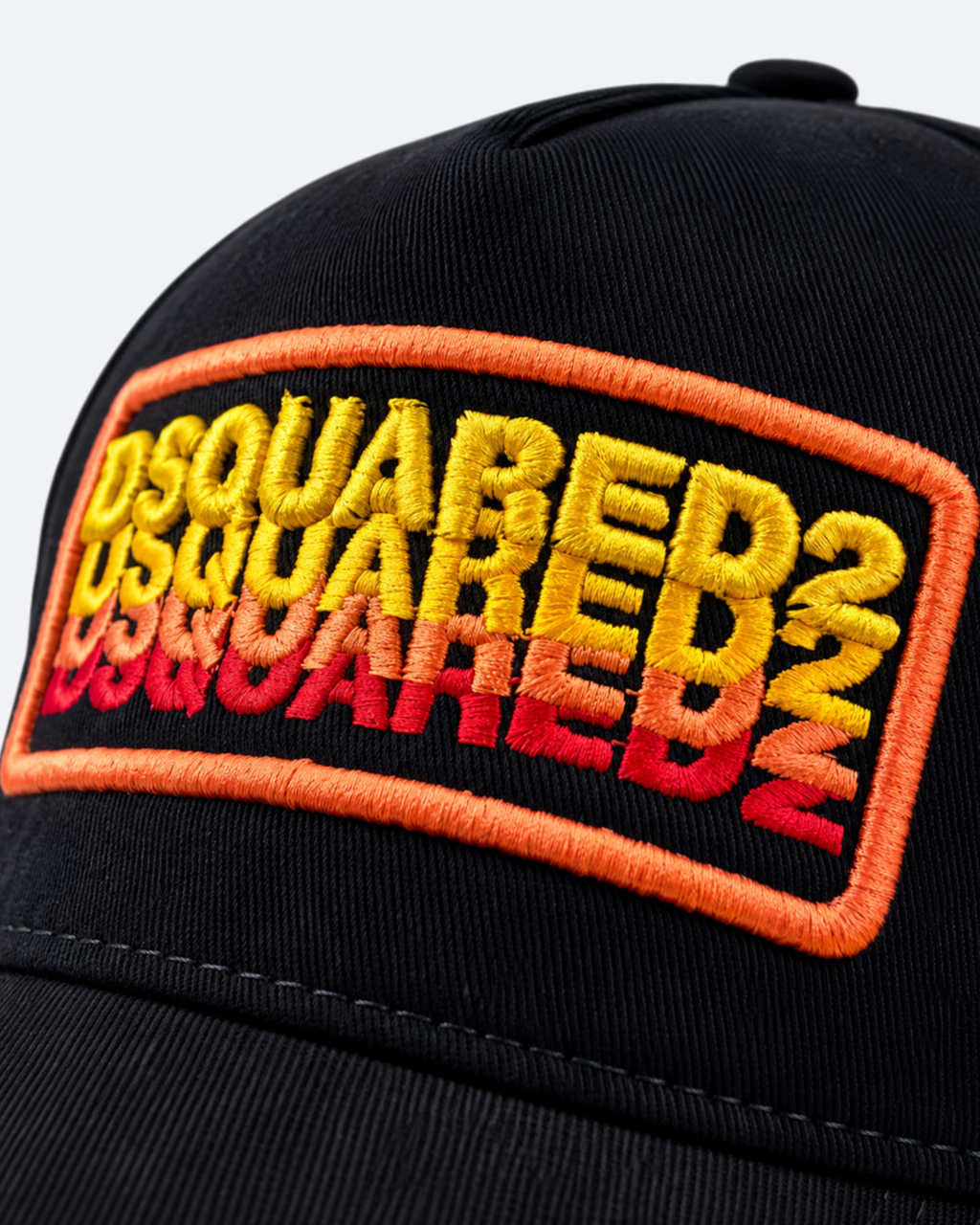 Dsquared2 - Gradient Logotype Patch Cap - Black