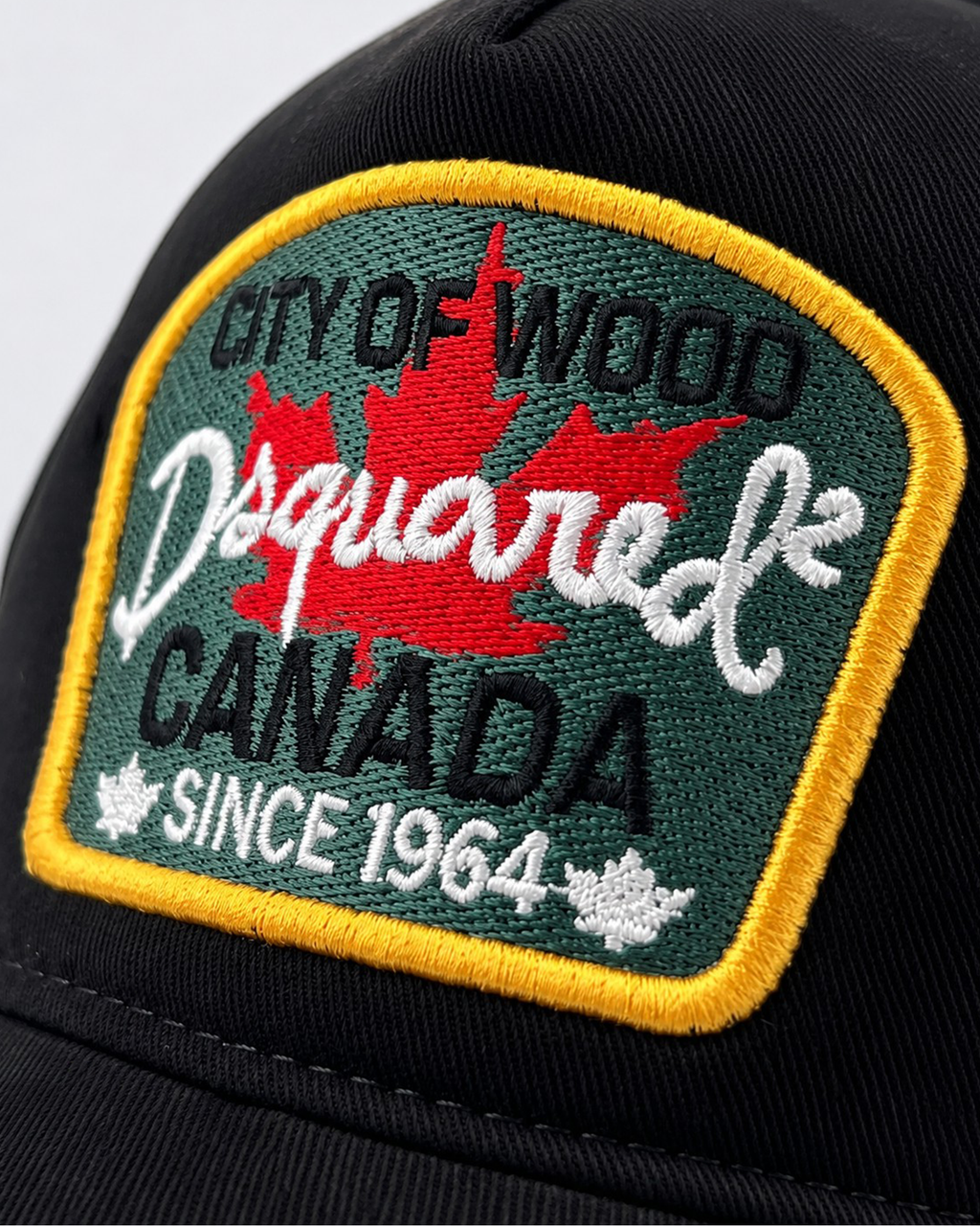 Dsquared2 - City Of Wood Patch Cap - Black