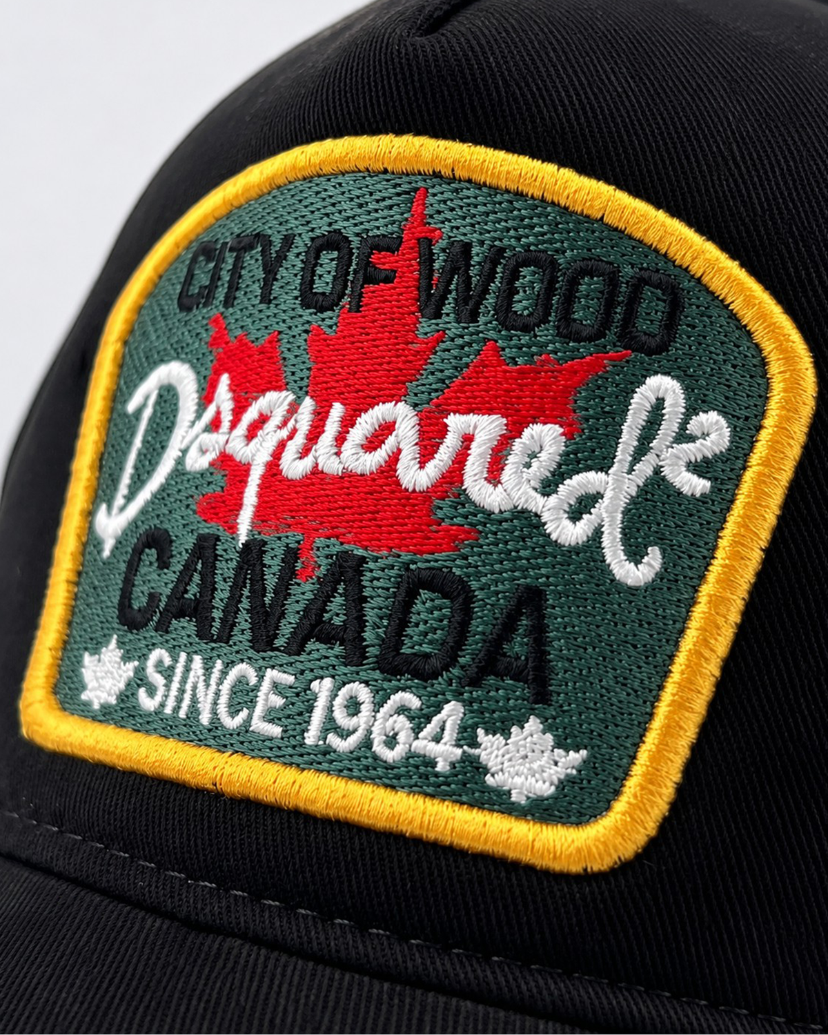 Dsquared2 - City Of Wood Patch Cap - Black
