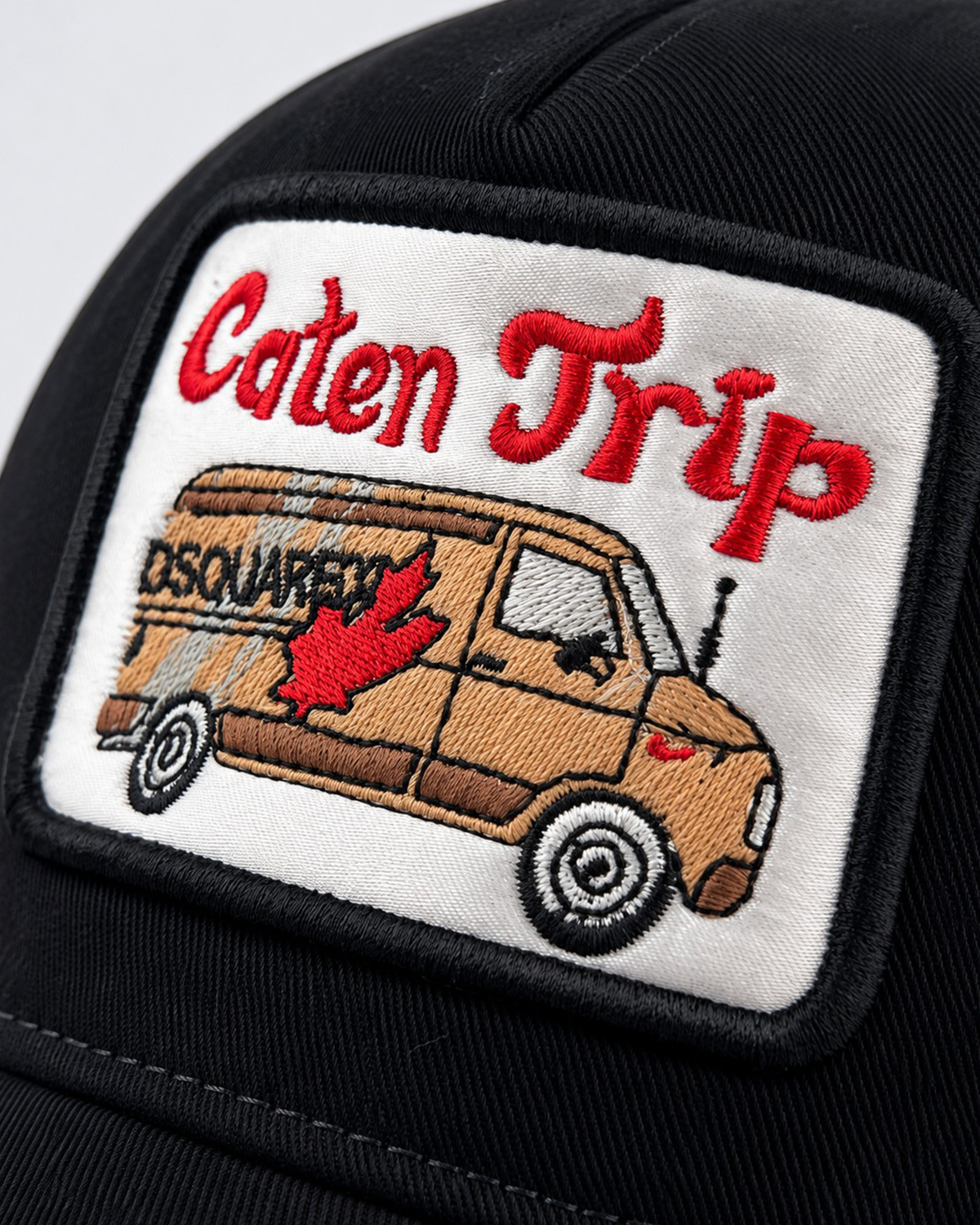 Dsquared2 - Caten Trip Patch Cap - Black