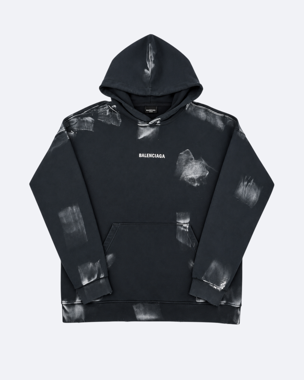 Balenciaga - Brush Marks Hoodie - Navy Blue