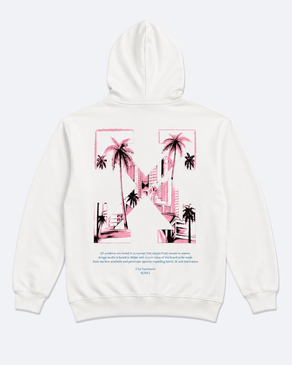 Off-White - Miami Hoodie - White