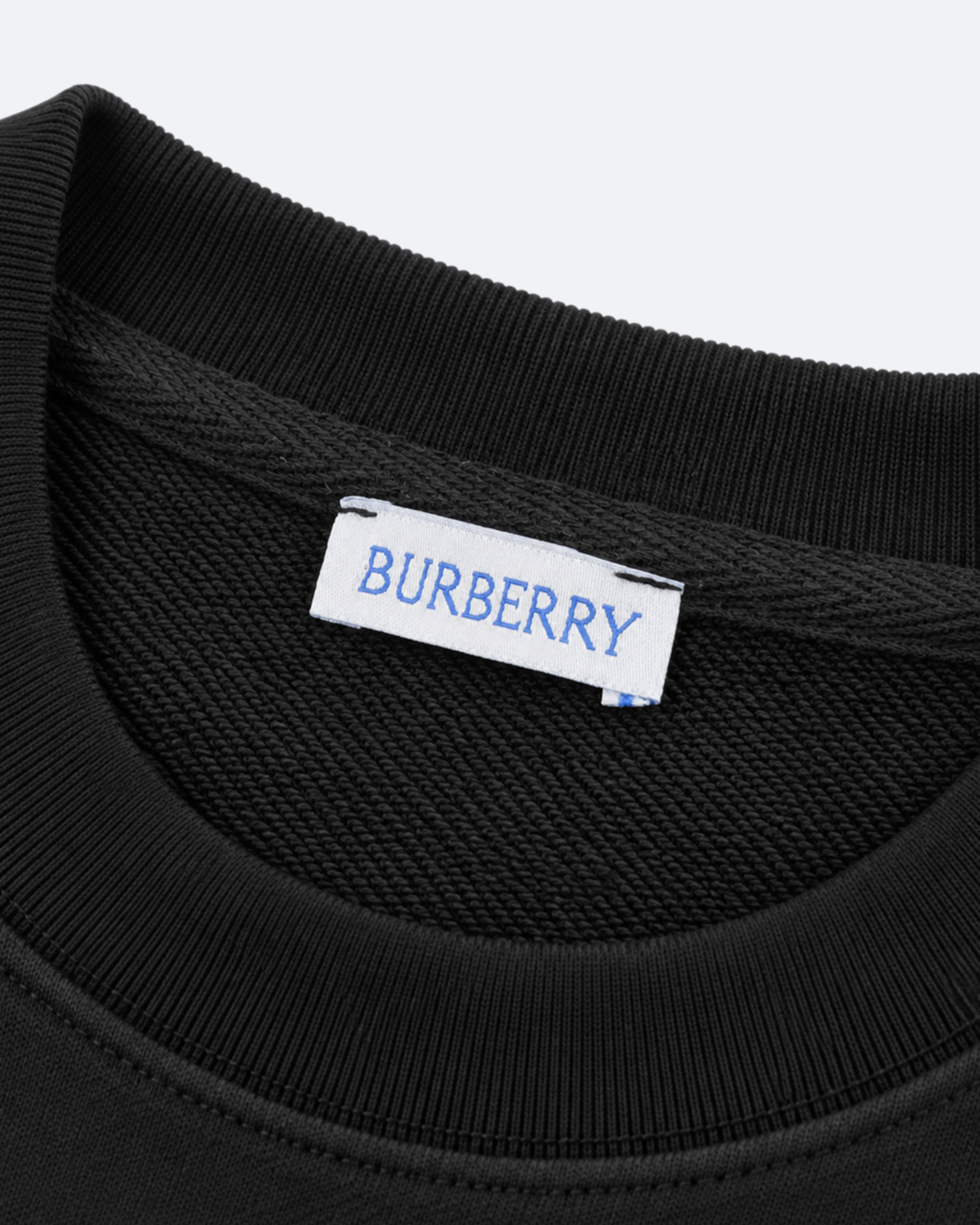 Burberry - Logotype Embroidery Sweatshirt - Black