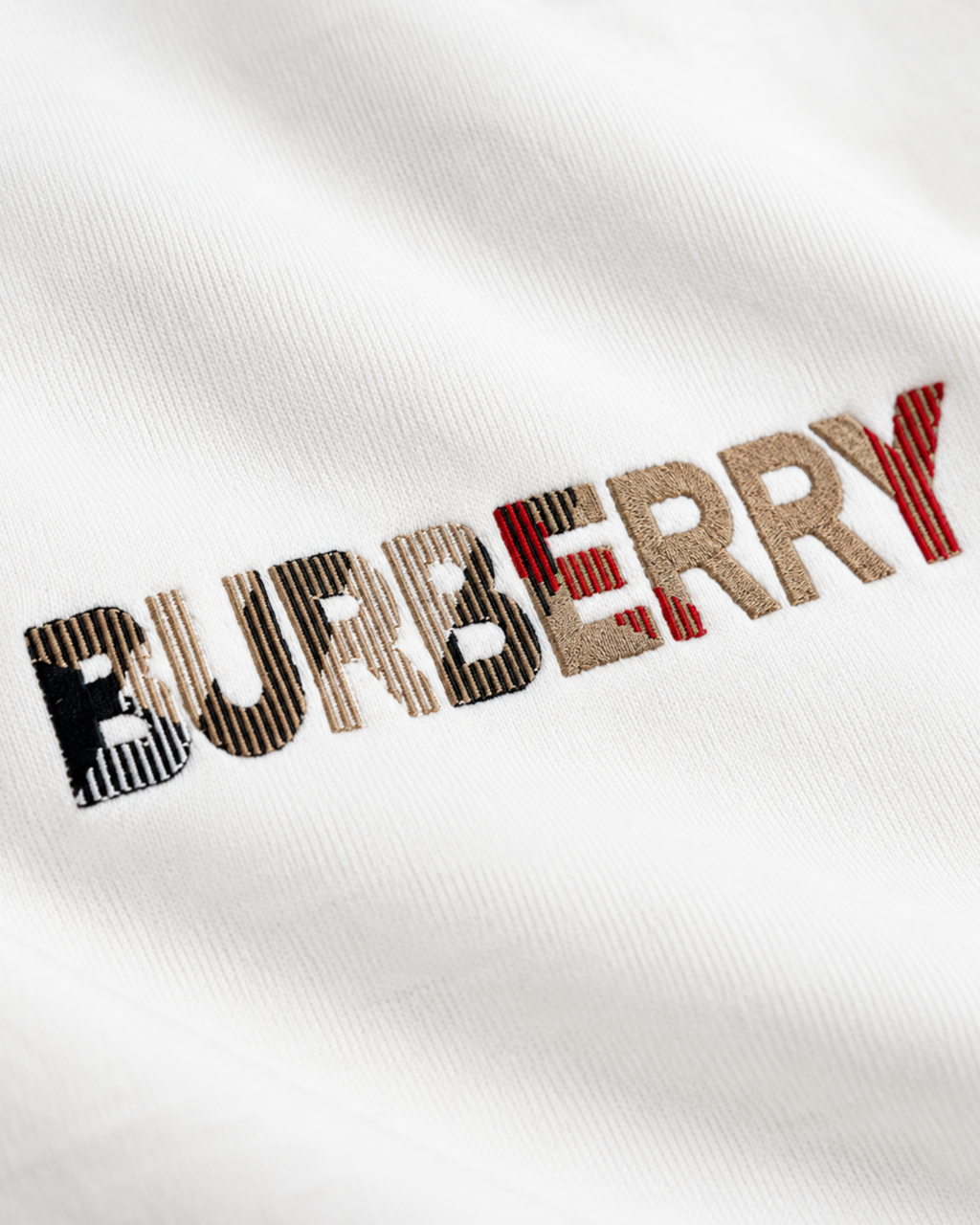 Burberry - Logotype Embroidery Sweatshirt - White