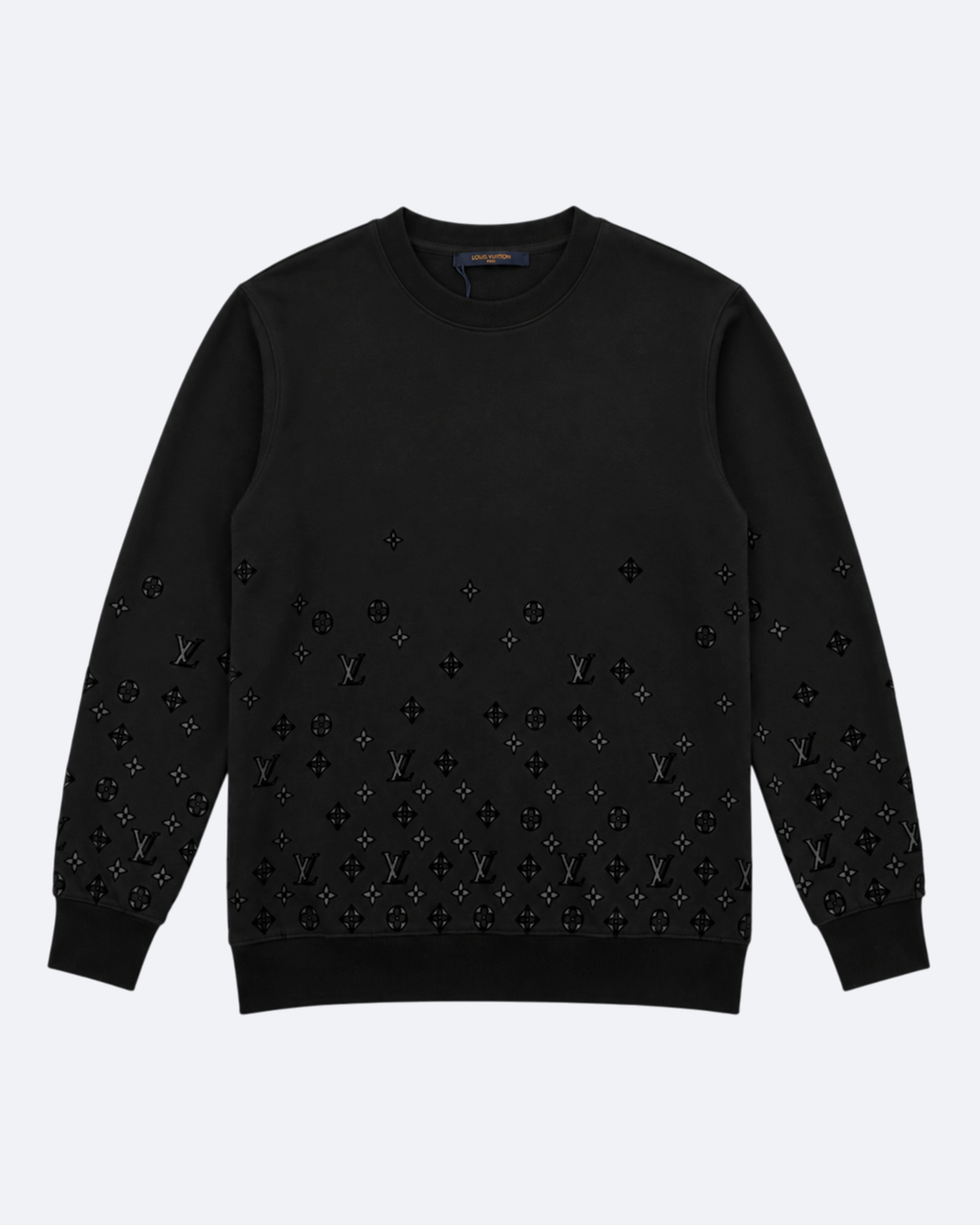 LVTN - Monogram Outline Sweatshirt - Black
