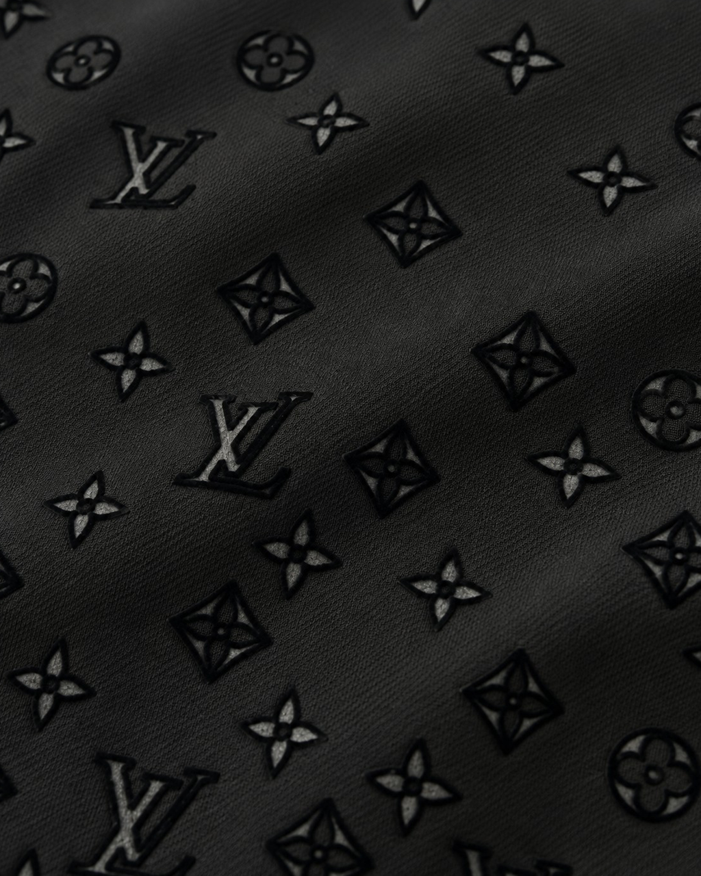 LVTN - Monogram Outline Sweatshirt - Black