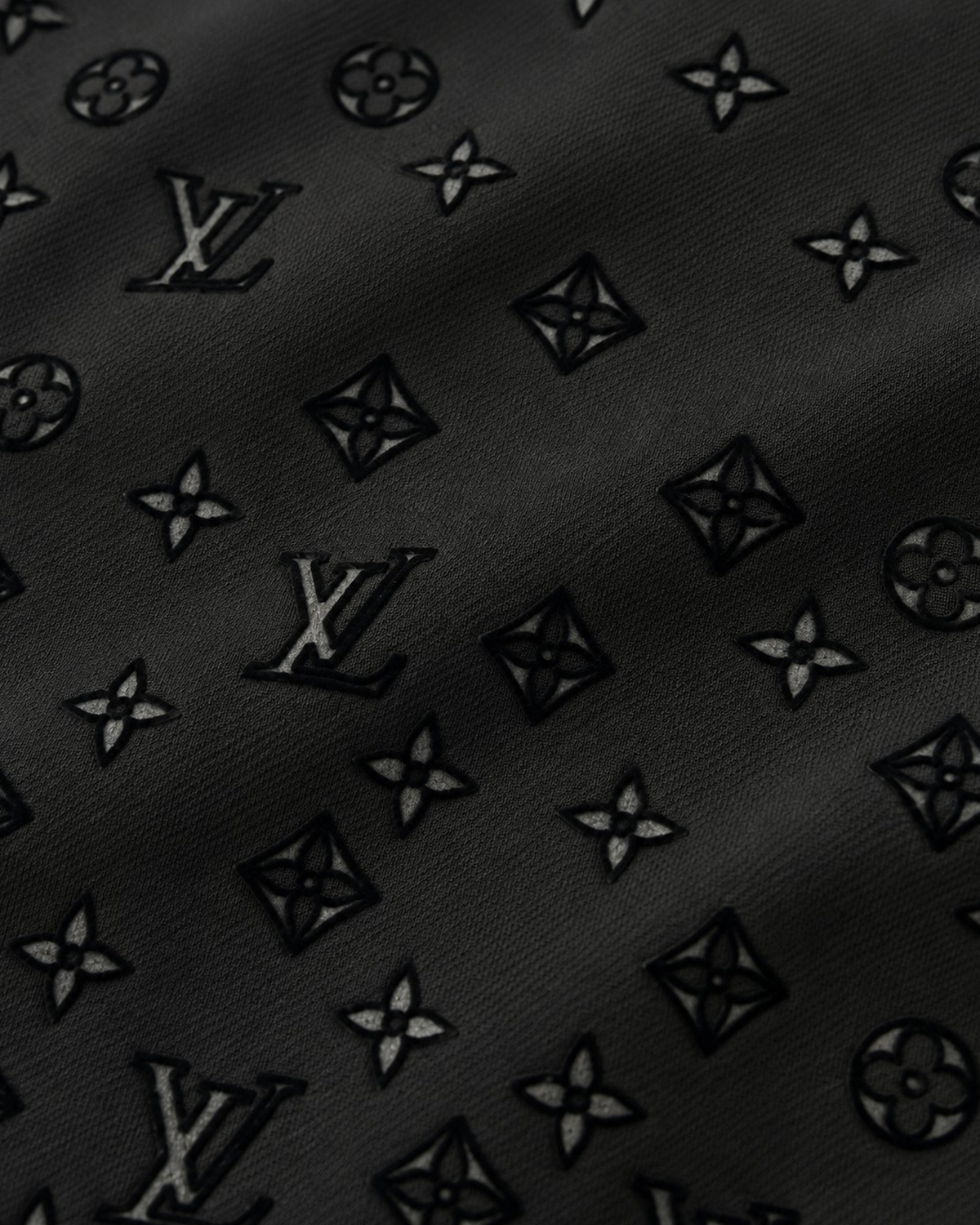 LVTN - Monogram Outline Sweatshirt - Black
