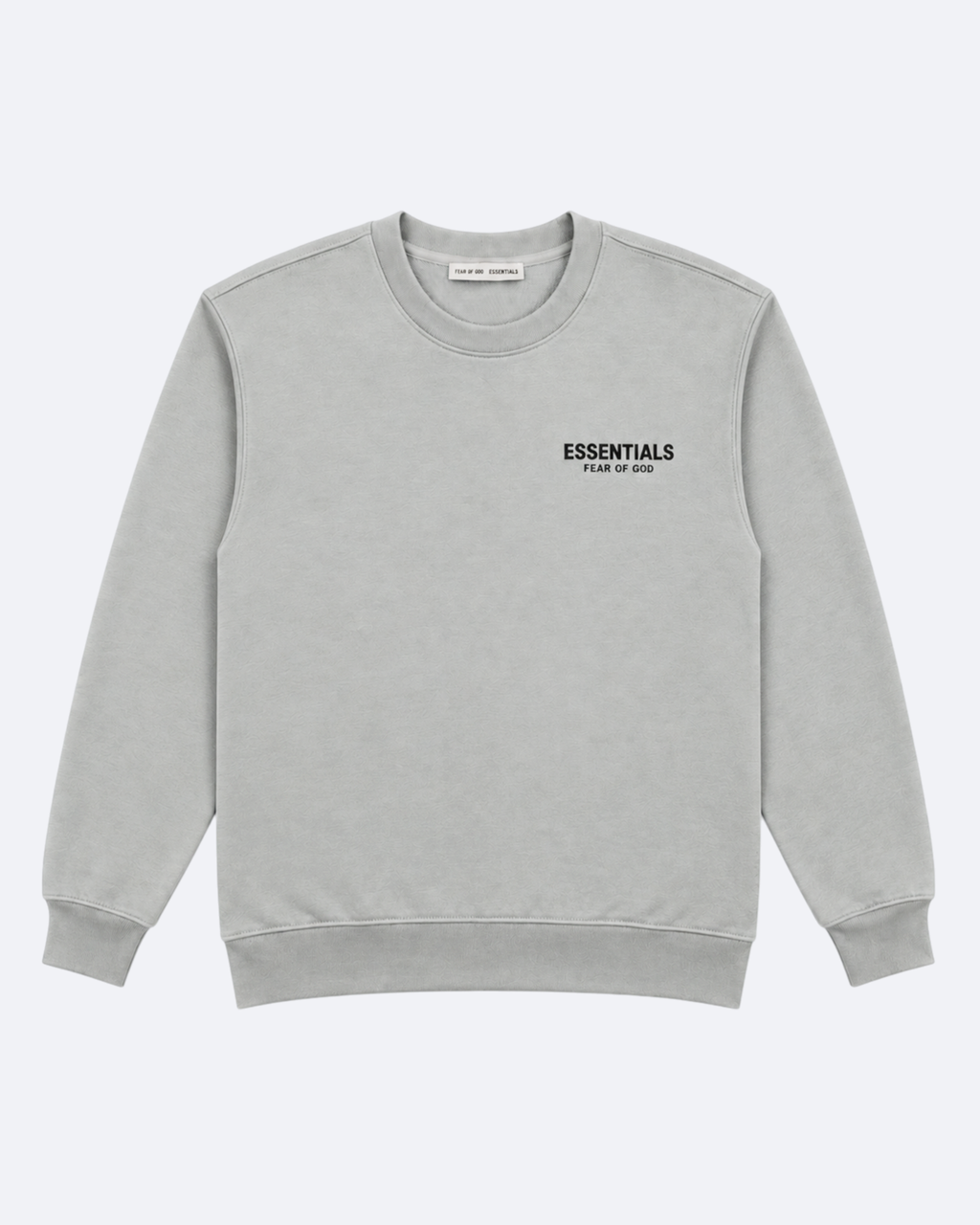 Fear of God - Essentials Rubber Logo Sweatshirt - Mint White