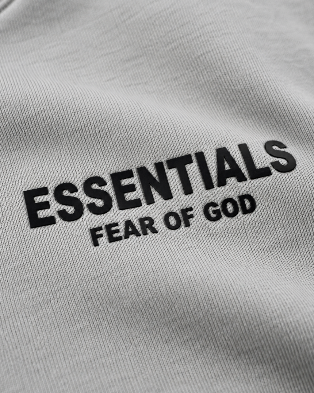 Fear of God - Essentials Rubber Logo Sweatshirt - Mint White
