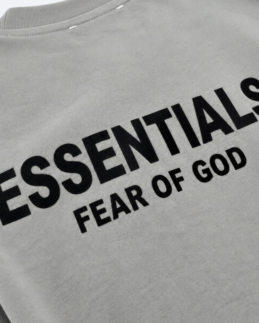 Fear of God - Essentials Rubber Logo Sweatshirt - Mint White
