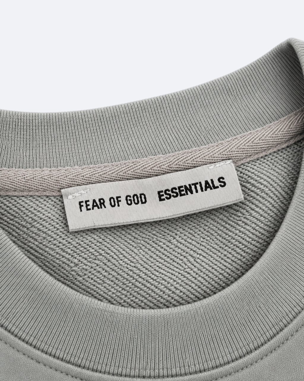 Fear of God - Essentials Rubber Logo Sweatshirt - Mint White