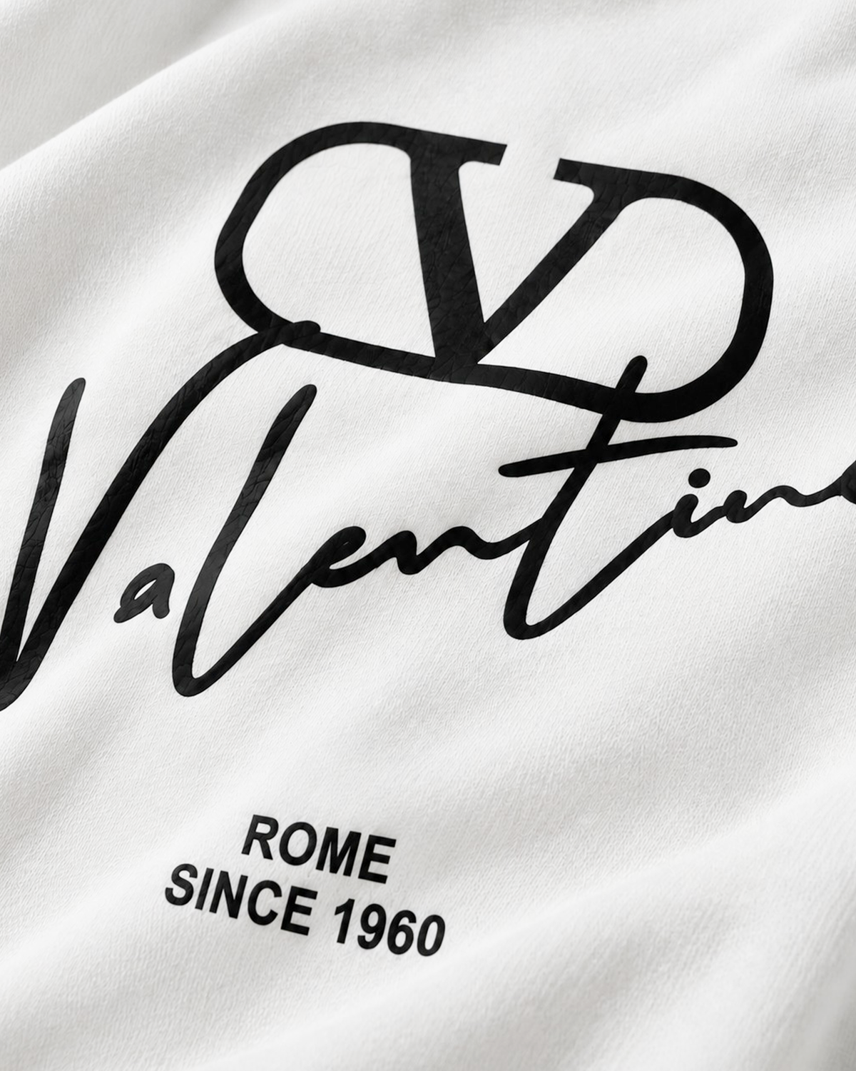 Valentino - Signature Logo Sweatshirt - White