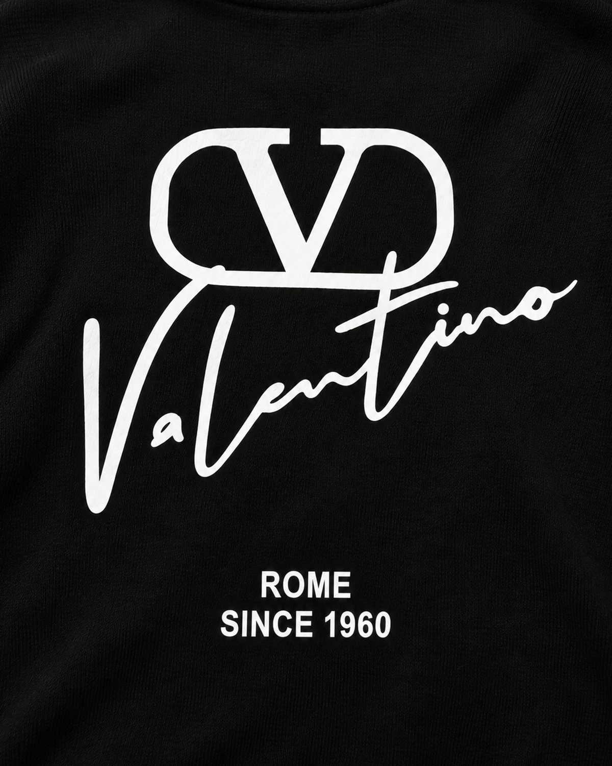Valentino - Signature Logo Sweatshirt - Black