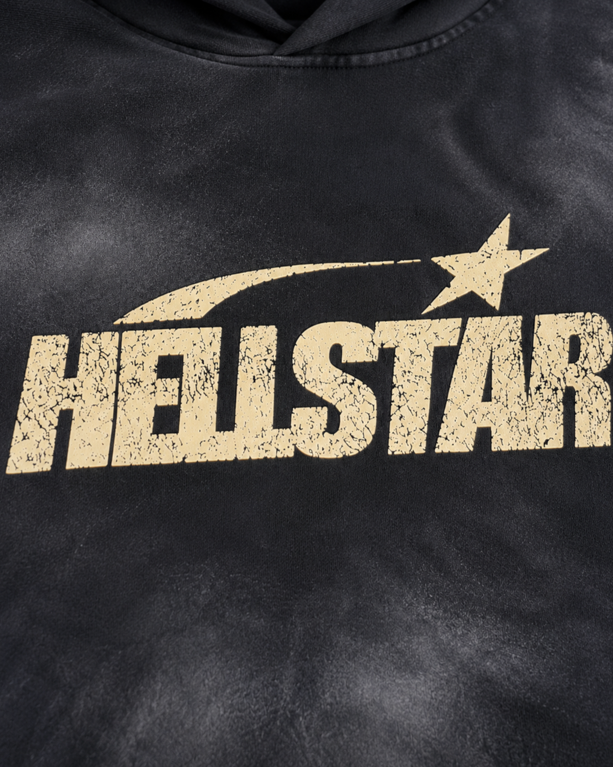Hellstar - Distressed Logo Hoodie - Black
