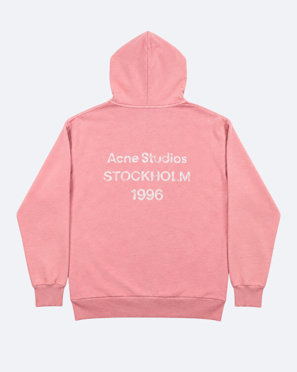 Acne Studios - Fleece Logo Hoodie - Pink