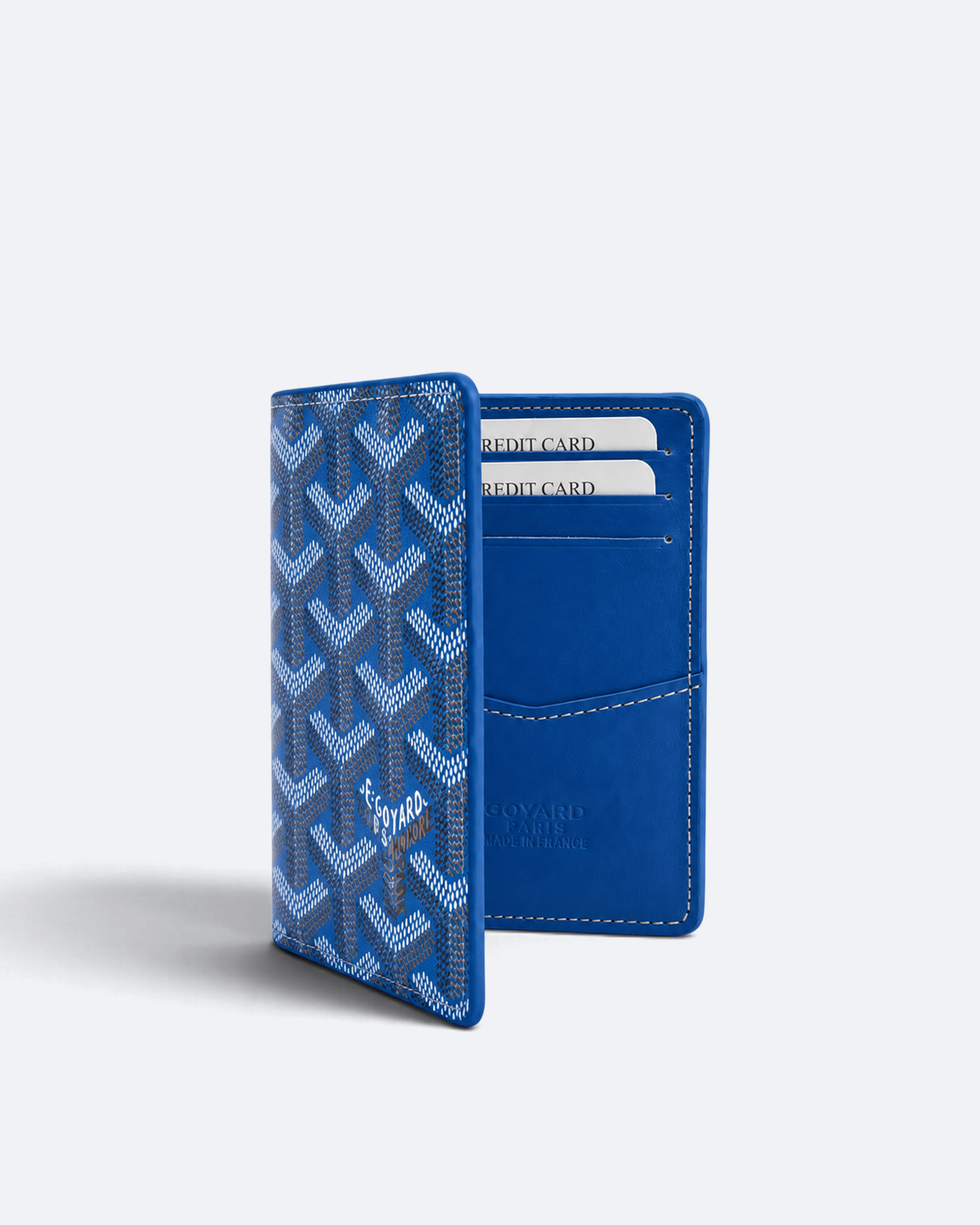 Goyard - Foldable Cardholder - Blue
