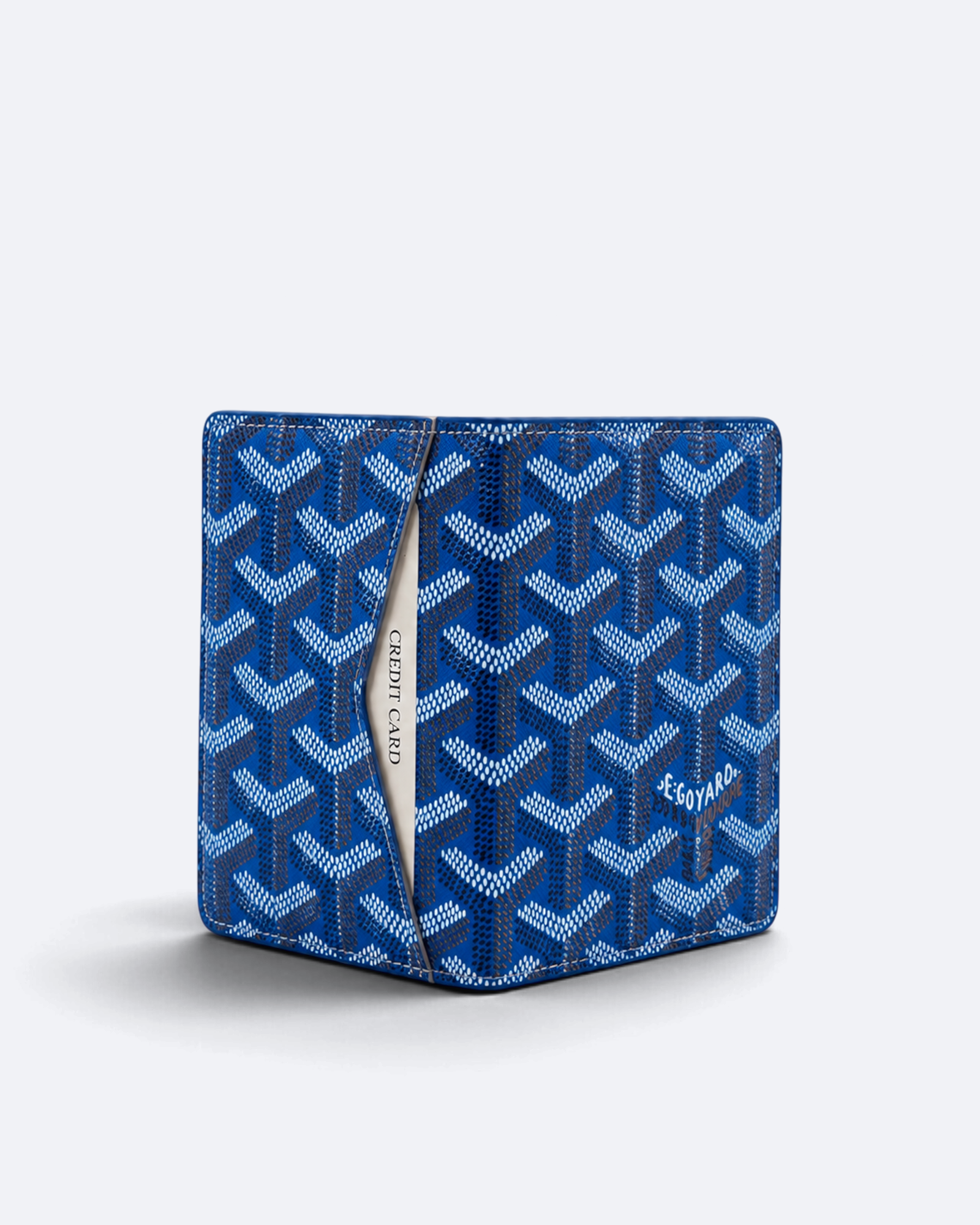 Goyard - Foldable Cardholder - Blue