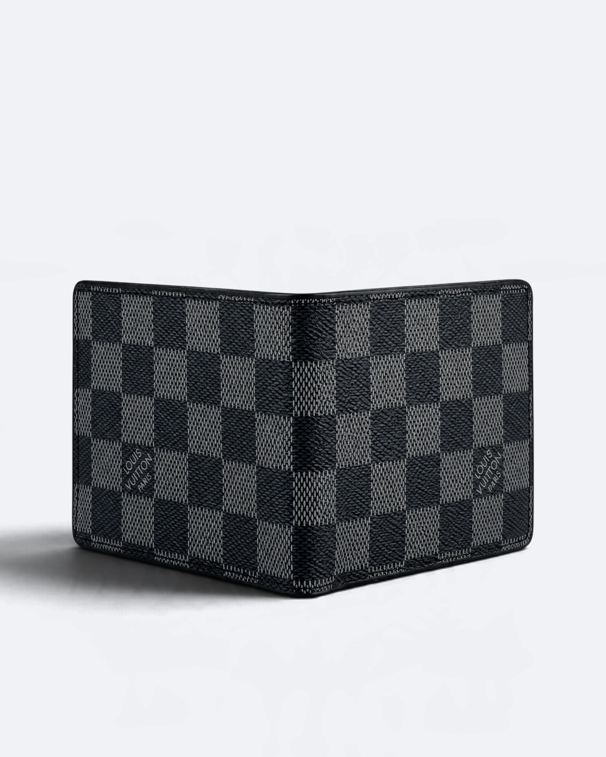 LVTN - Damier Pattern Wallet - Black
