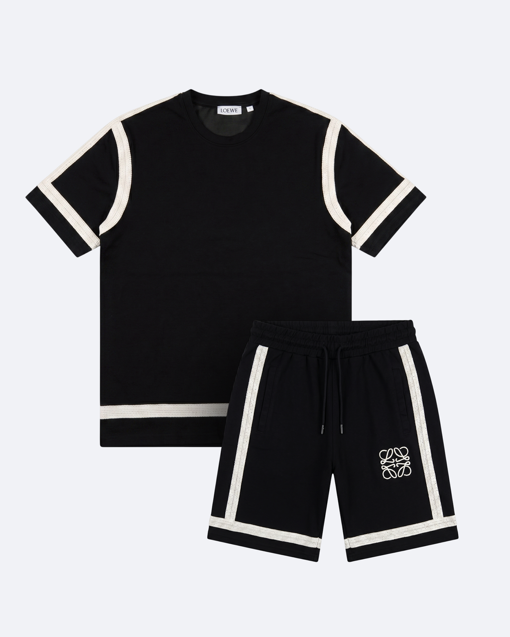 Loewe - Knitted Stripes Summer Set - Black