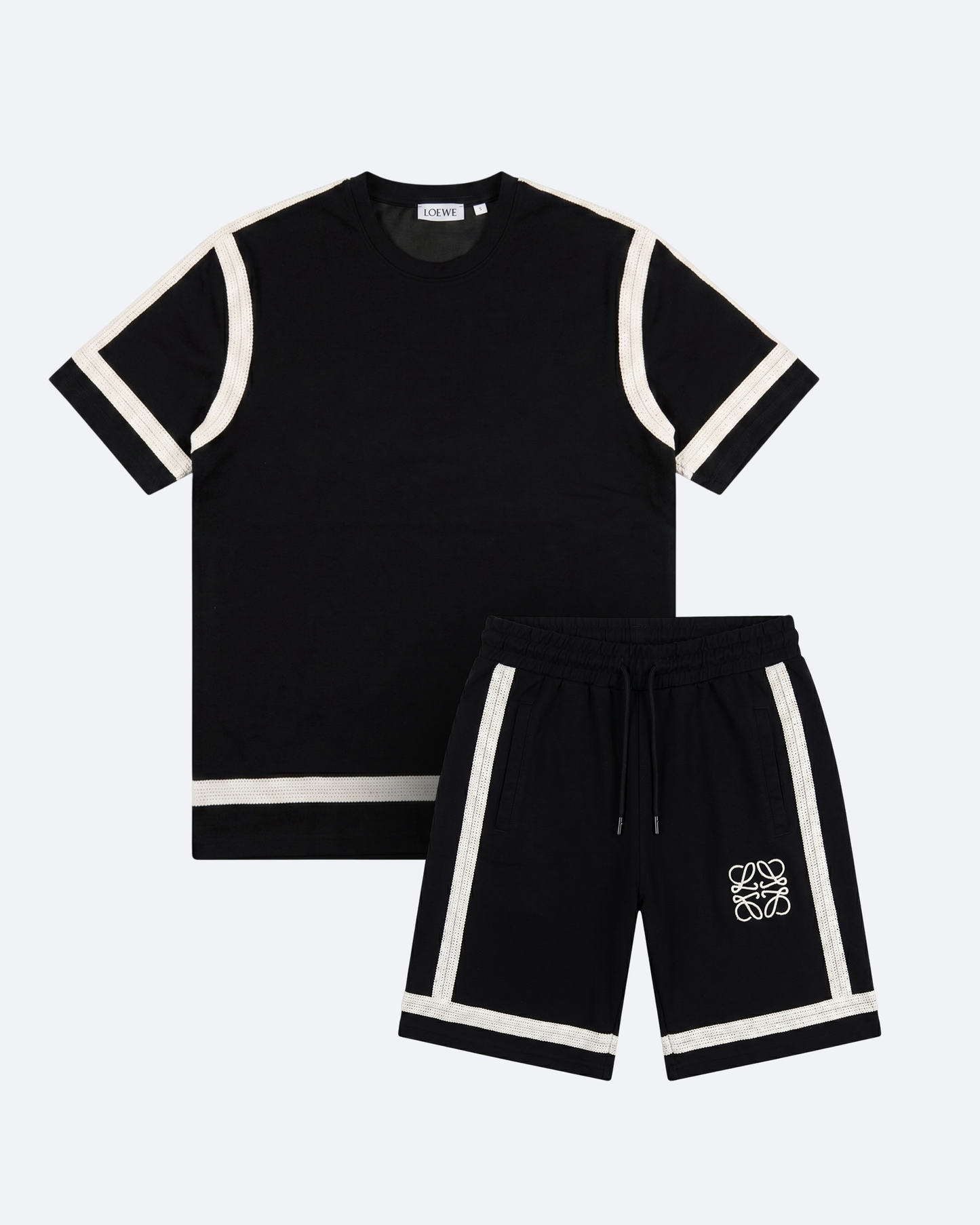 Loewe - Knitted Stripes Summer Set - Black