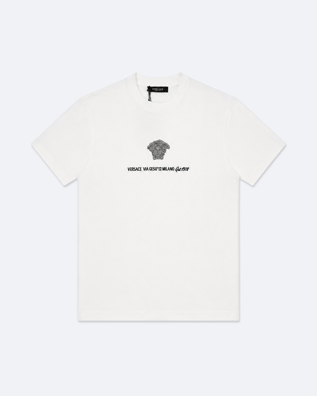 Versace - Medusa Embroidery T-Shirt - White