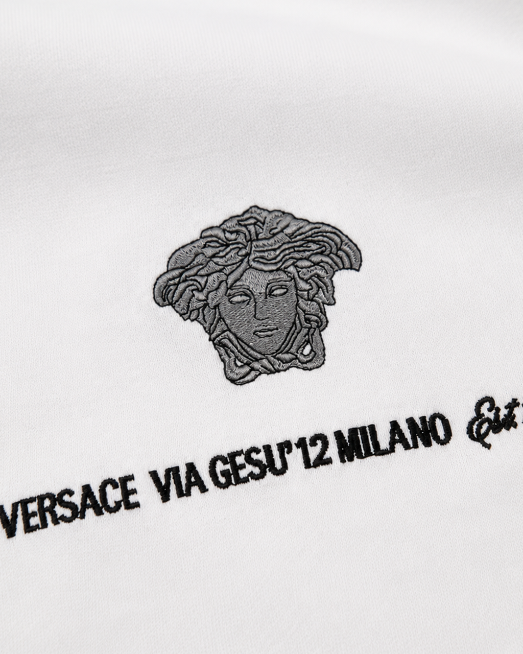 Versace - Medusa Embroidery T-Shirt - White